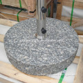 Natural granite beach umbrella holder